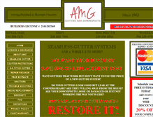 Tablet Screenshot of amggutter.com